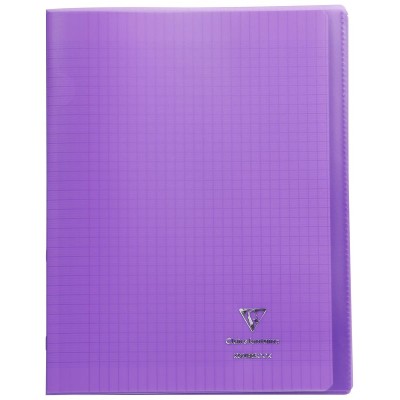 Koverbook piqué polypro transparent Violet 24x32cm 96p séyès