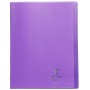 Koverbook piqué polypro transparent Violet 24x32cm 96p séyès