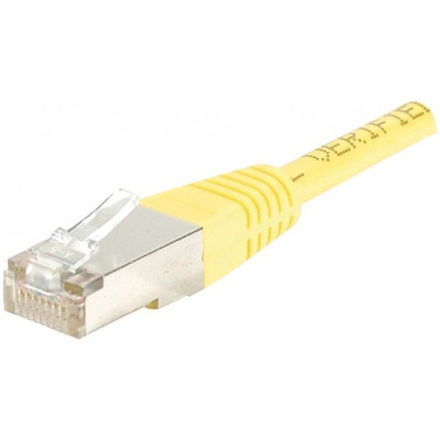 Cordon RJ45 CAT 6 F/UTP jaune - 1 m