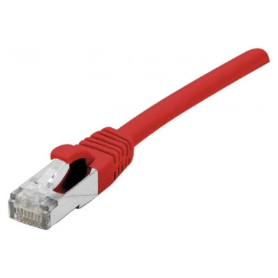 Cordon RJ45 CAT 6A F/UTP LSOH SNG rouge - 0,15 m Cuivre