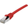 Cordon RJ45 CAT 6A F/UTP LSOH SNG rouge - 0,15 m Cuivre