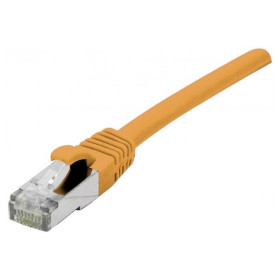 Cordon RJ45 CAT 6A F/UTP LSOH SNG orange - 0,15 m Cuivre