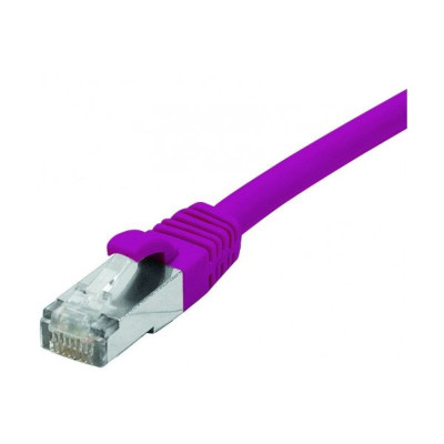 Cordon RJ45 CAT 6 F/UTP LSOH SNG violet - 0,3 m