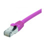 Cordon RJ45 CAT 6 F/UTP LSOH SNG rose - 0,3 m