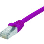 Cordon RJ45 CAT 6 F/UTP LSOH SNG violet - 0,3 m