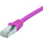 Cordon RJ45 CAT 6 F/UTP LSOH SNG rose - 0,3 m