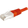 DEXLAN Cordon RJ45 CAT 6A F/UTP rouge - 7,5 m