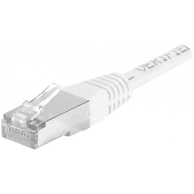 DEXLAN Cordon RJ45 CAT 6A F/UTP blanc - 1 m