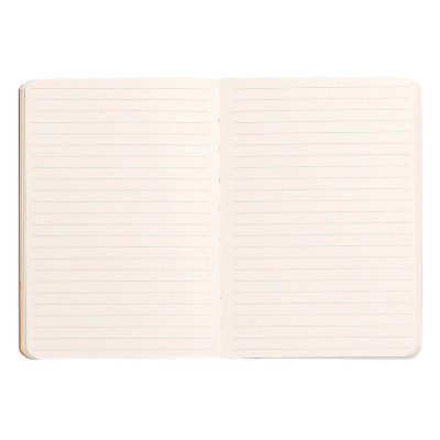Rhodiarama carnet souple SAPHIR A6 144p ligné pap. ivoire 90g ferm. élast.