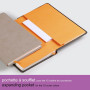 Rhodiarama carnet RR 9x14cm LILAS 192p ligné pap. ivoire 90g ferm. élast.