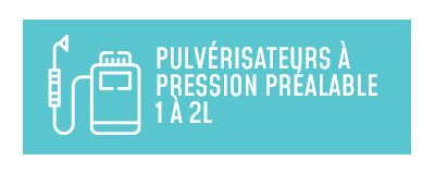 Pulvérisateur à pression préalable 1 à 2 litres