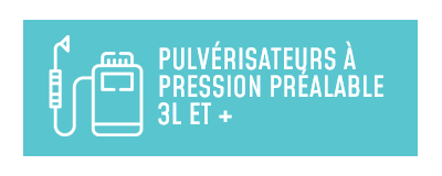 Pulvérisateur à pression préalable 3+ litres